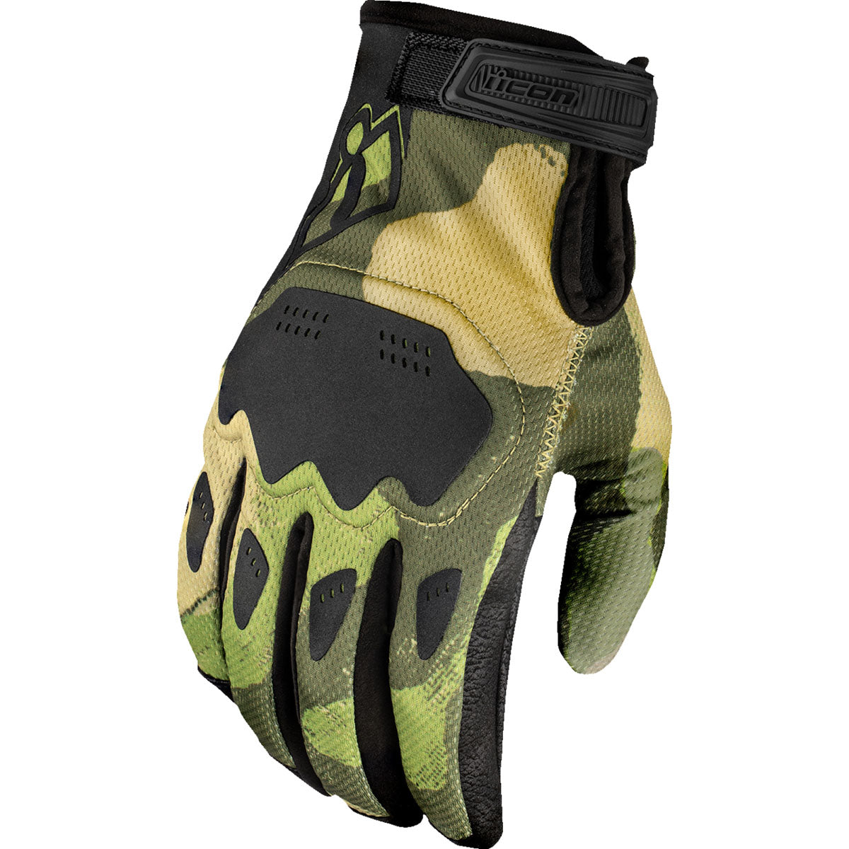 Icon Hooligan Magnacross Gloves - Camo Tan