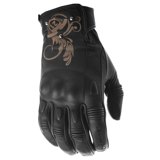 Highway 21 Womens Black Ivy Gloves - Black