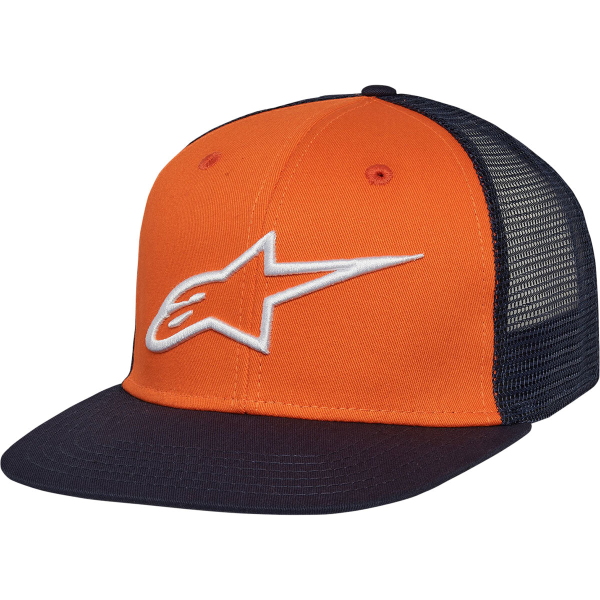 Alpinestars Corp Trucker Hat - Orange/Navy