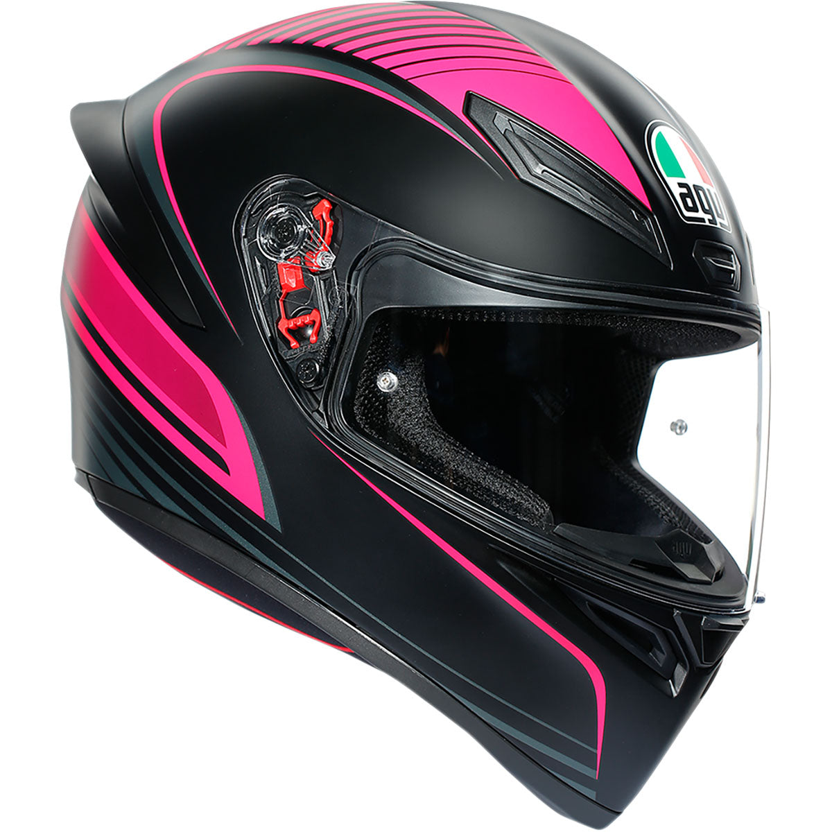 AGV K1 Warmup Helmet - Black/Pink