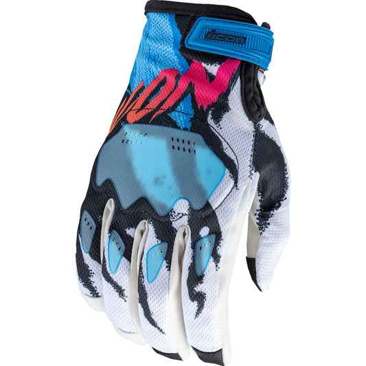 Icon Hooligan Rad Dawn Gloves - White