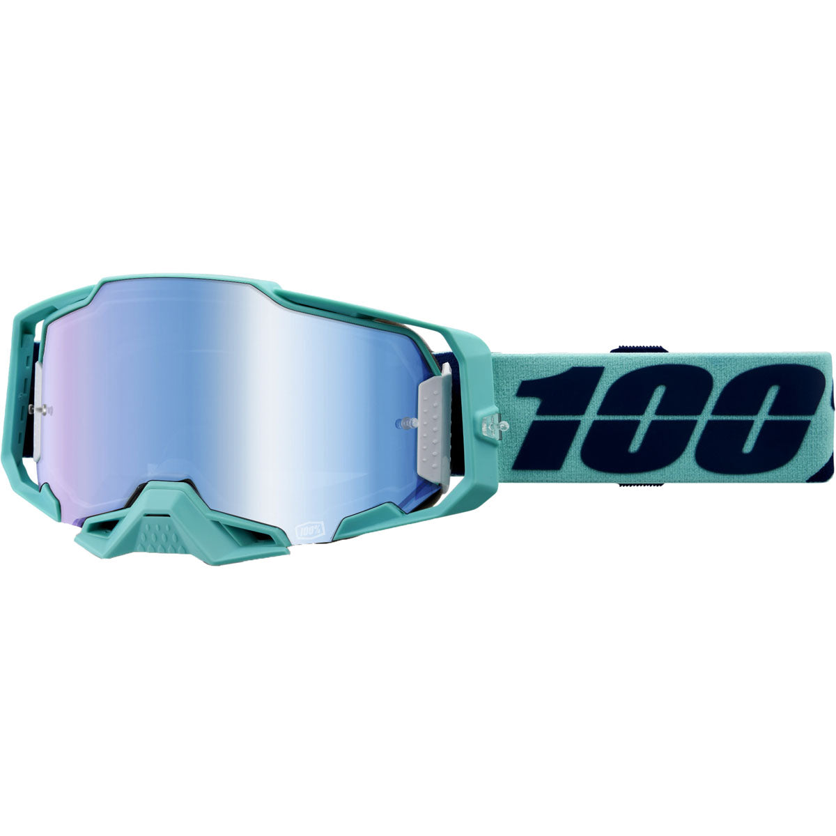 100% Armega Goggles Esterel / Mirror Blue Lens