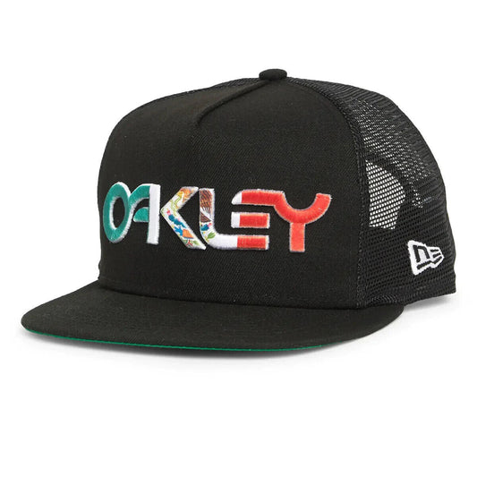 Oakley Sublimated Mexico Flag Snapback Hat - Blackout