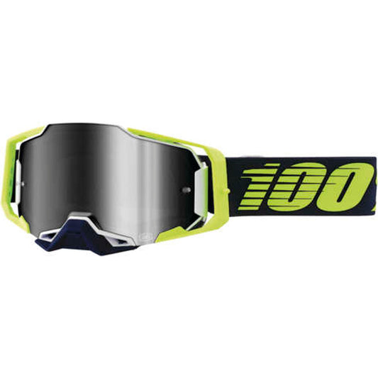 100% Armega Goggles - Deker / Mirrored Silver Lens Deker / Mirrored Silver Lens