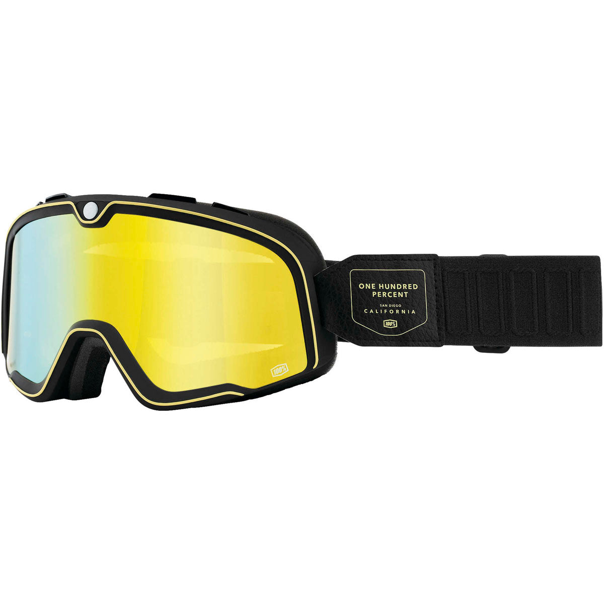 100% Barstow Goggles Caliber / Flash Yellow Lens