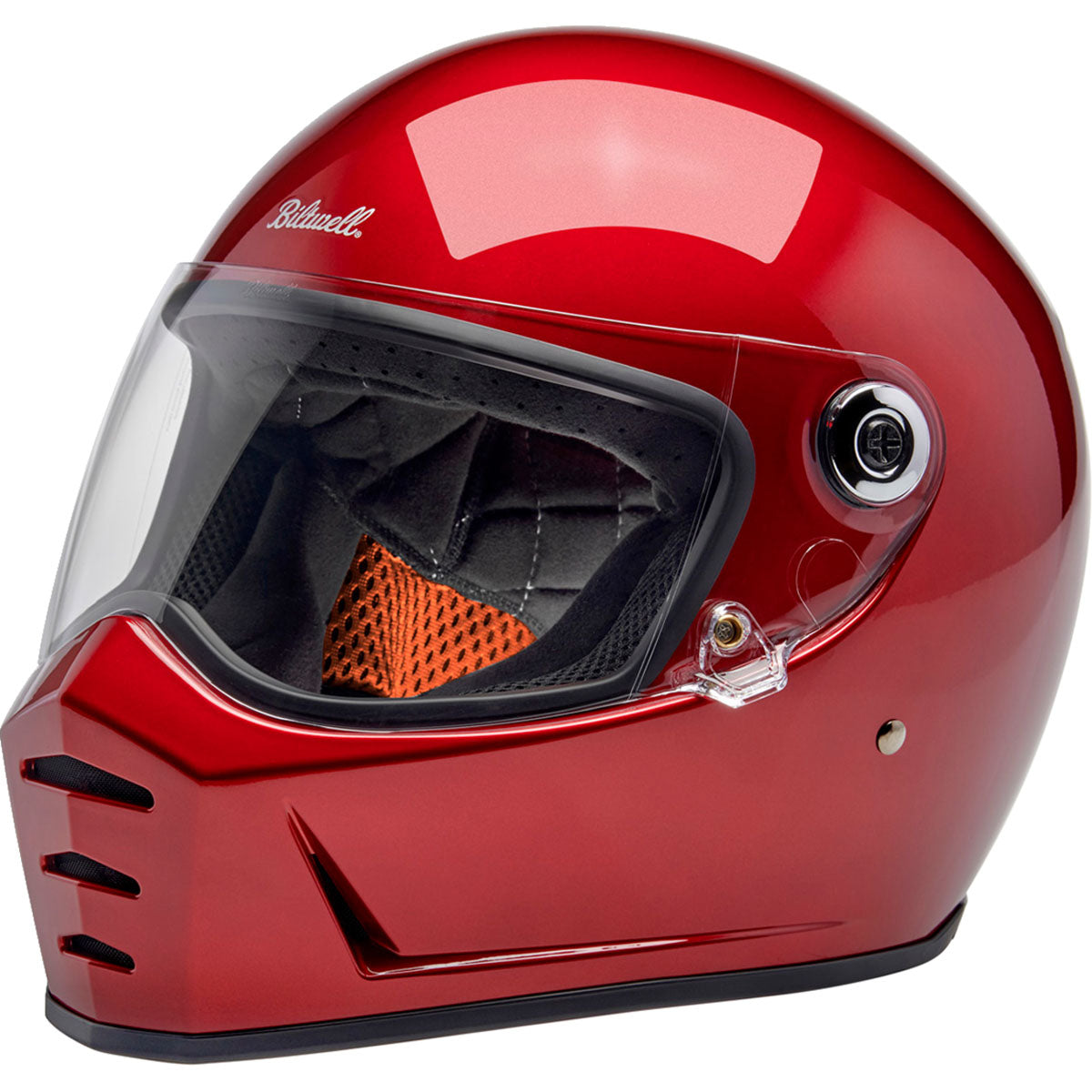 Biltwell Lane Splitter Helmet - Metallic Cherry Red