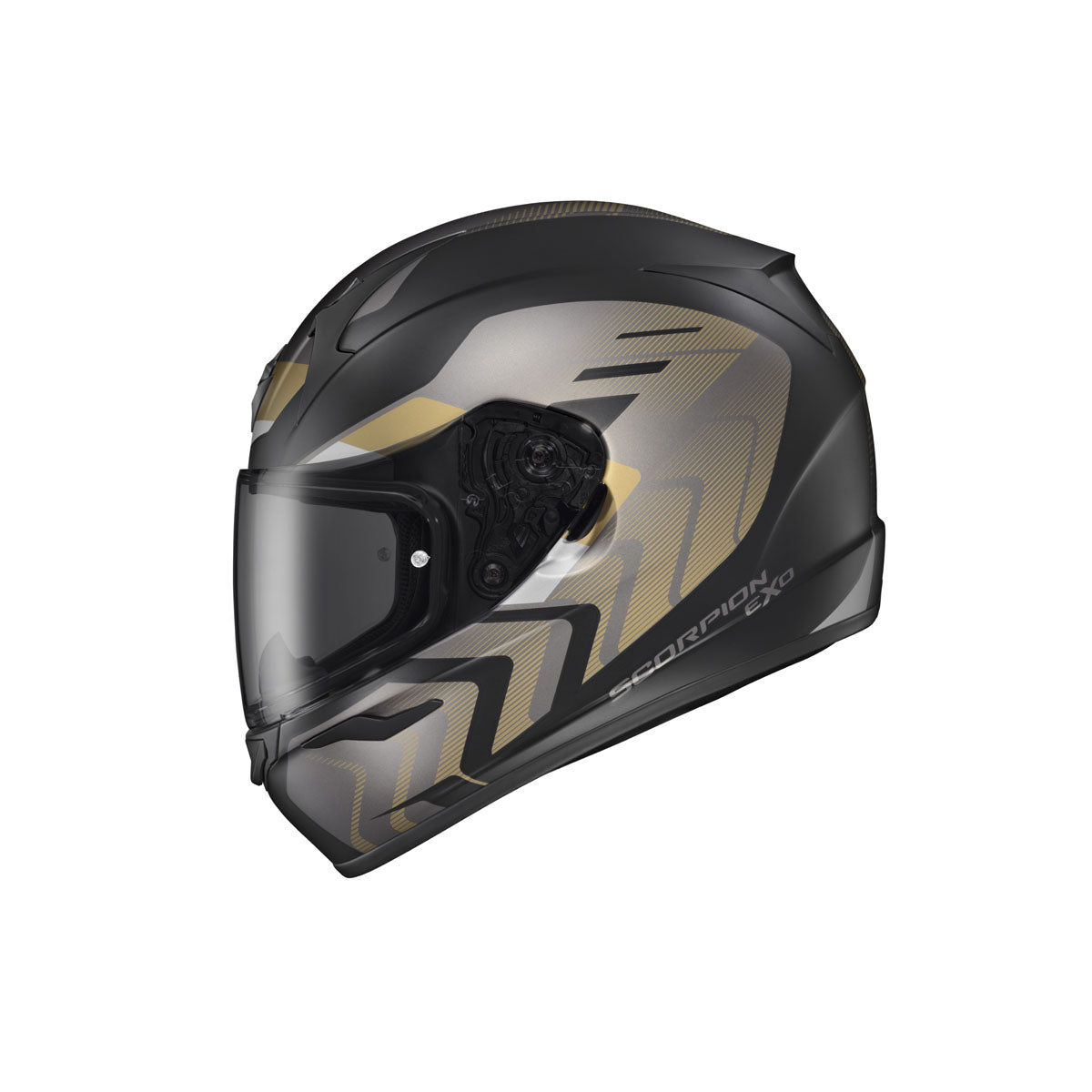 Scorpion EXO EXO-R320 Alchemy Helmet CLOSEOUT - Black/Gold/Grey