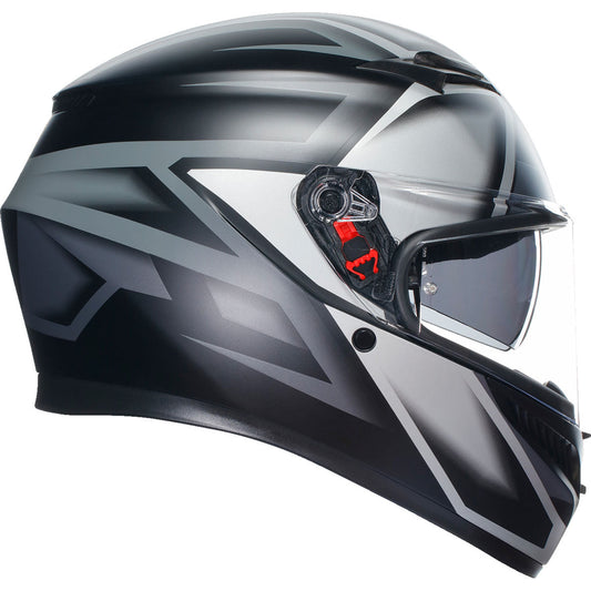 AGV K3 Compound Helmet - Matte Black/Gray