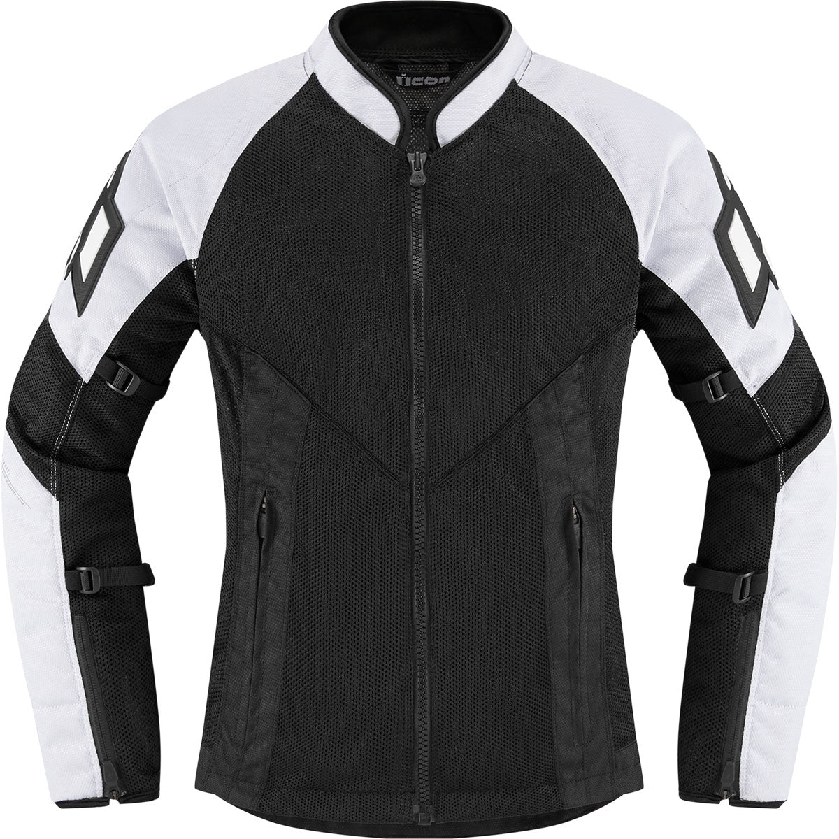 Icon Womens Mesh AF Jacket - White/Black