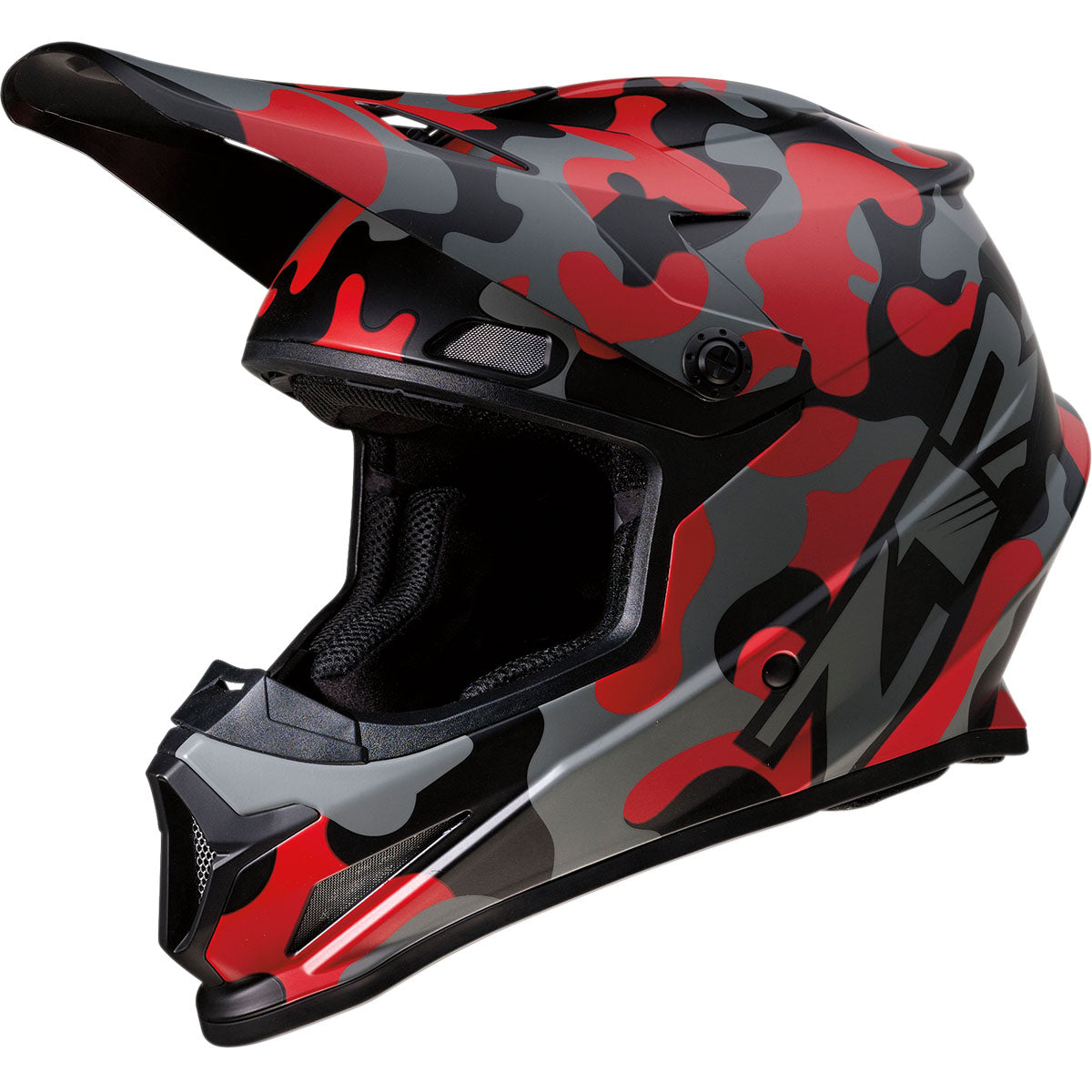 Z1R Rise Helmet - Camo CLOSEOUT - Red