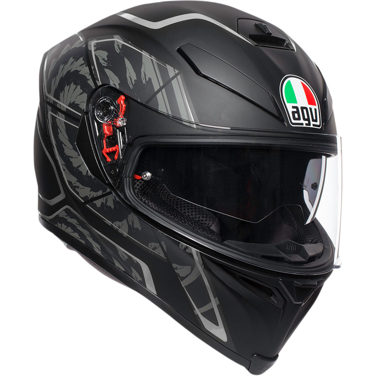 AGV K5 S Tornado Helmet - Black/Silver