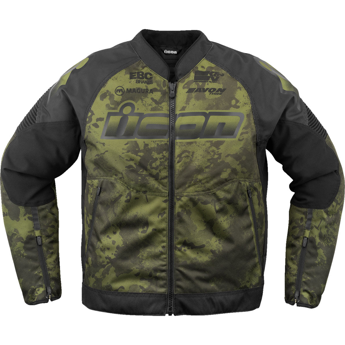 Icon Overlord3 Magnacross Jacket - Green