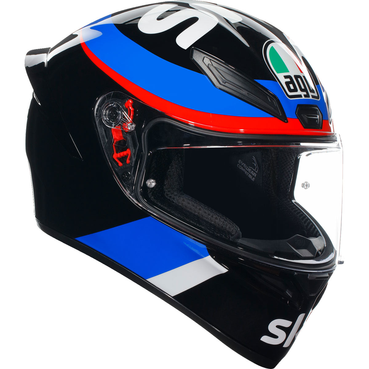 AGV K1 S VR46 Sky Racing Team Helmet - Black/Red