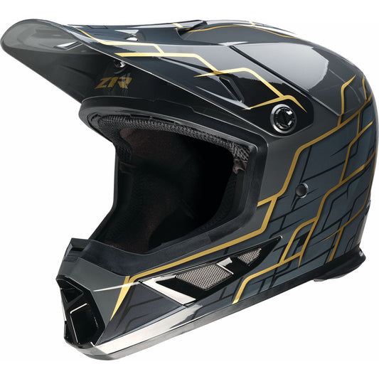 Z1R Rise 2.0 Helmet - Hyacinth - Black/Gold