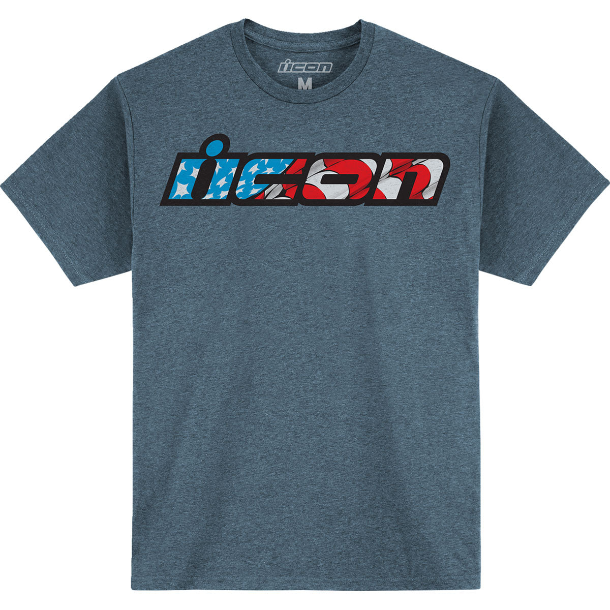 Icon Old Glory T-Shirt - Jade Heather Black