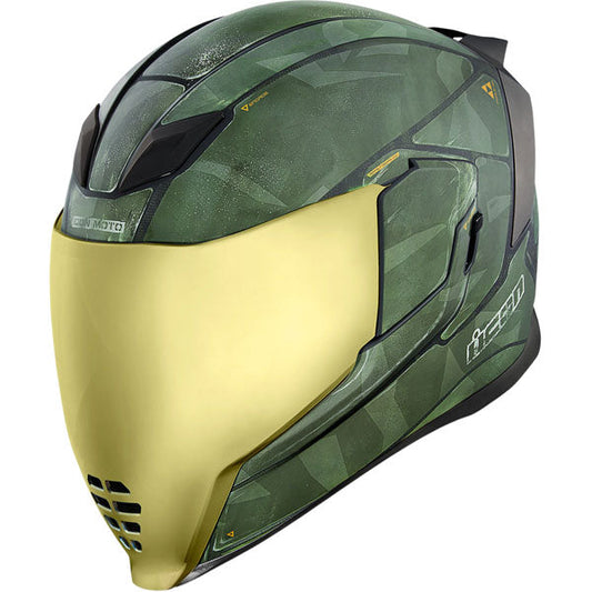 Icon Airflite Battlescar 2 Helmet (CLOSEOUT) - Green