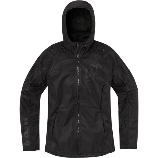 Icon Womens Airform Jacket CLOSEOUT - Black