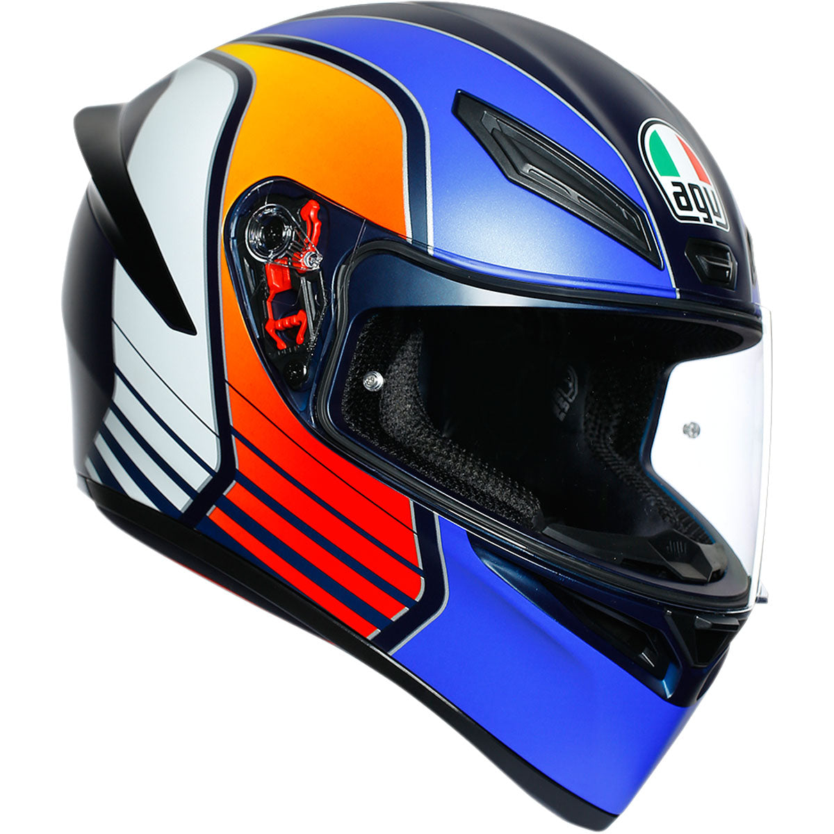 AGV K1 Power Helmet - Blue/Orange/White