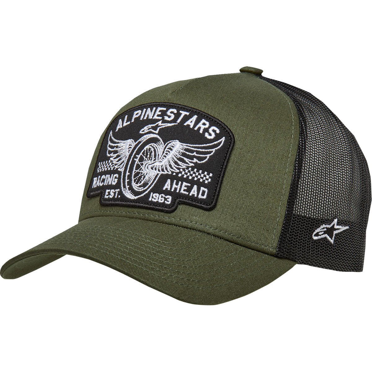 Alpinestars Heritage Patch Trucker Hat - Military/Black