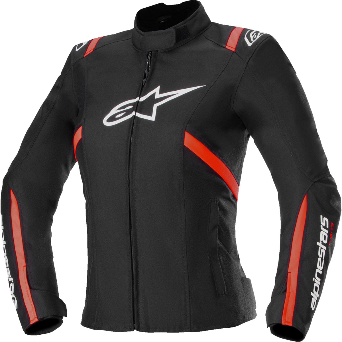 Alpinestars Stella T-SPS v2 WP Jacket - Black/White/Red Fluo