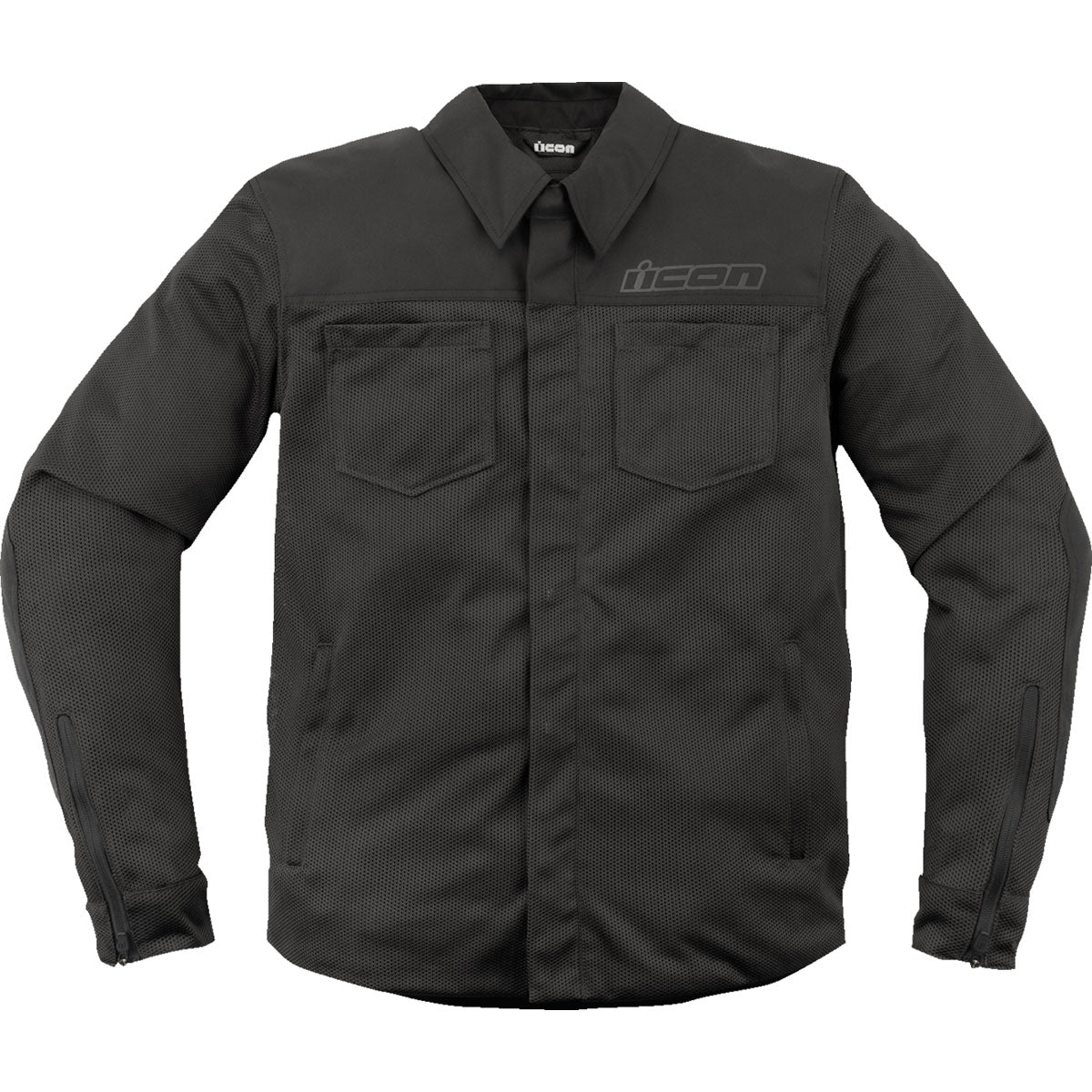 Icon Upstate Mesh CE Jacket - Black