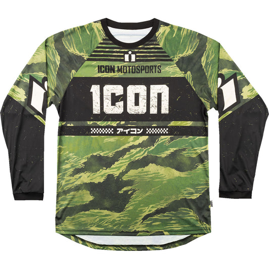 Icon Tigers Blood Jersey - Green Camo