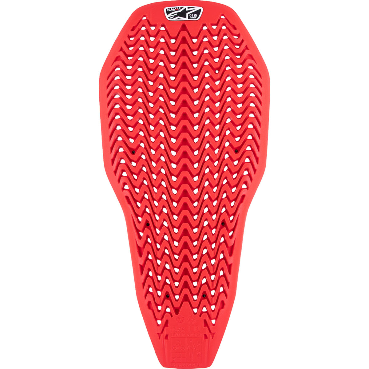 Alpinestars Nucleon Plasma Full Back Insert  - Red/Black