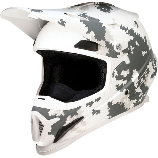 Z1R Rise Helmet - Snow Camo - White/Gray