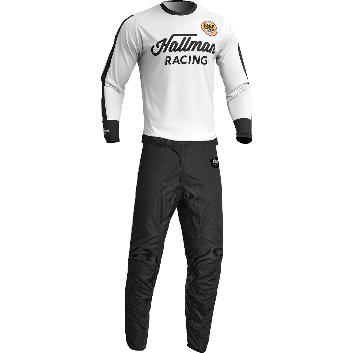 Thor Hallman Differ Roosted Gear Set / Jersey Pant combo - White/Black