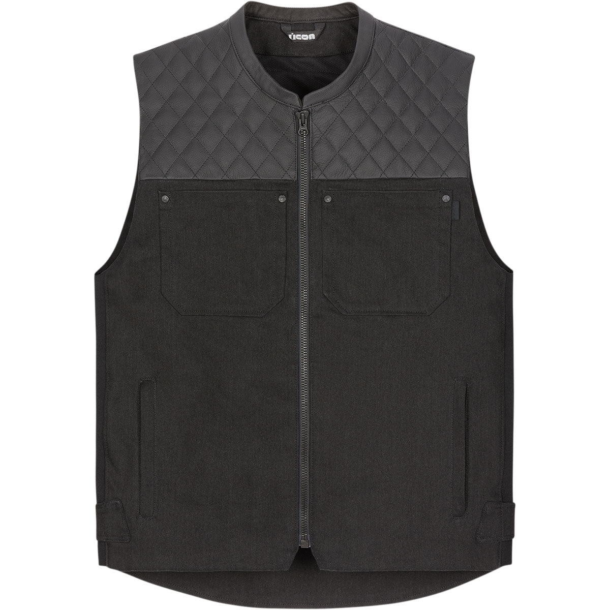 Icon Chamonix Denim Vest - Black