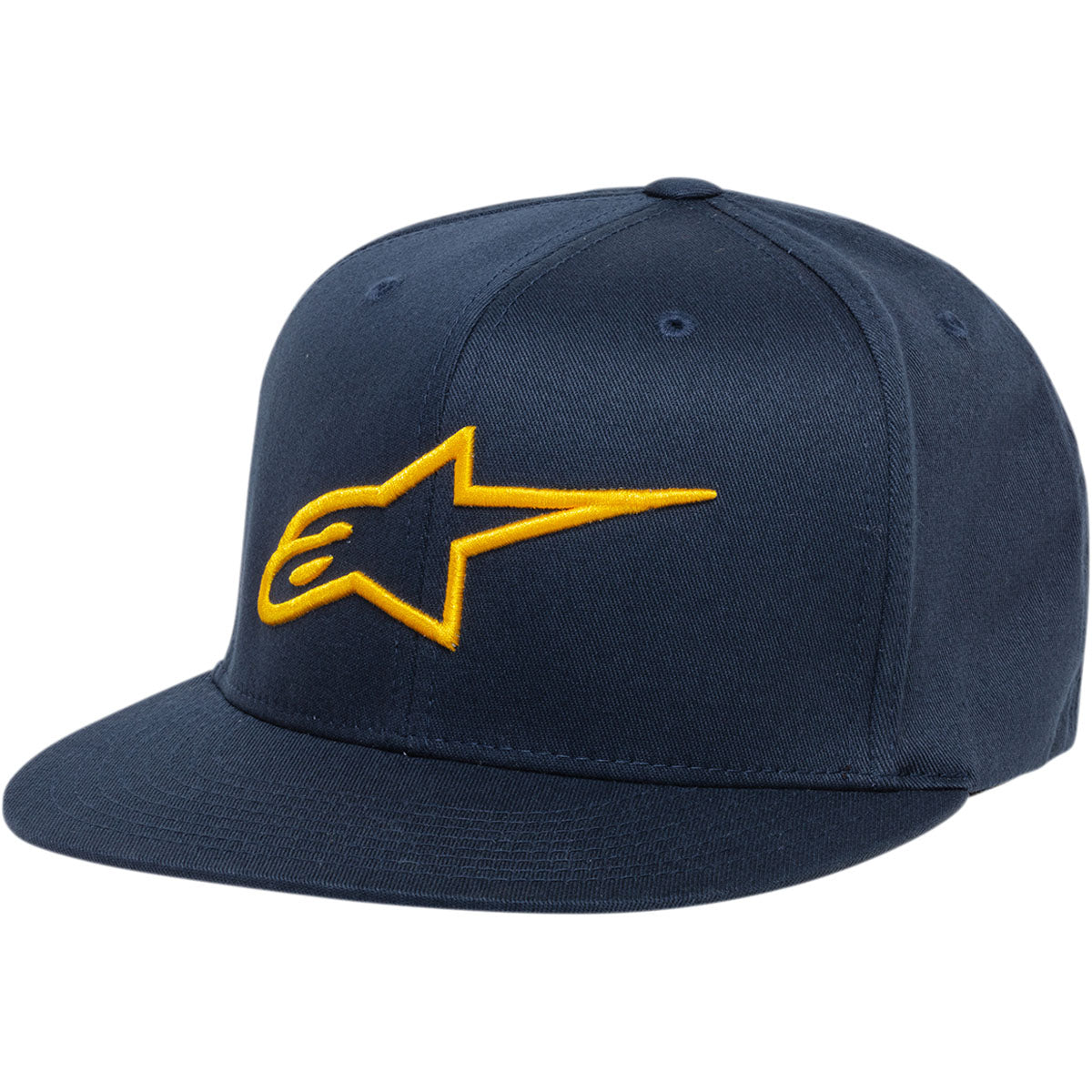 Alpinestars Ageless Flat Bill Hat - Navy/Gold