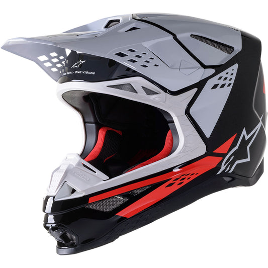 Alpinestars Supertech M8 Factory MIPS Helmet (CLOSEOUT) - Black/White/Red