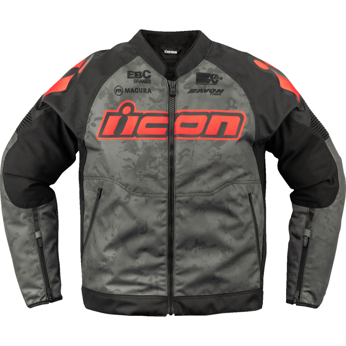 Icon Overlord3 Magnacross Jacket - Gray