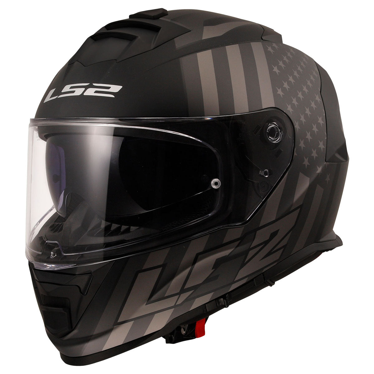 LS2 Assault Flag Helmet - Matte Black/Gray