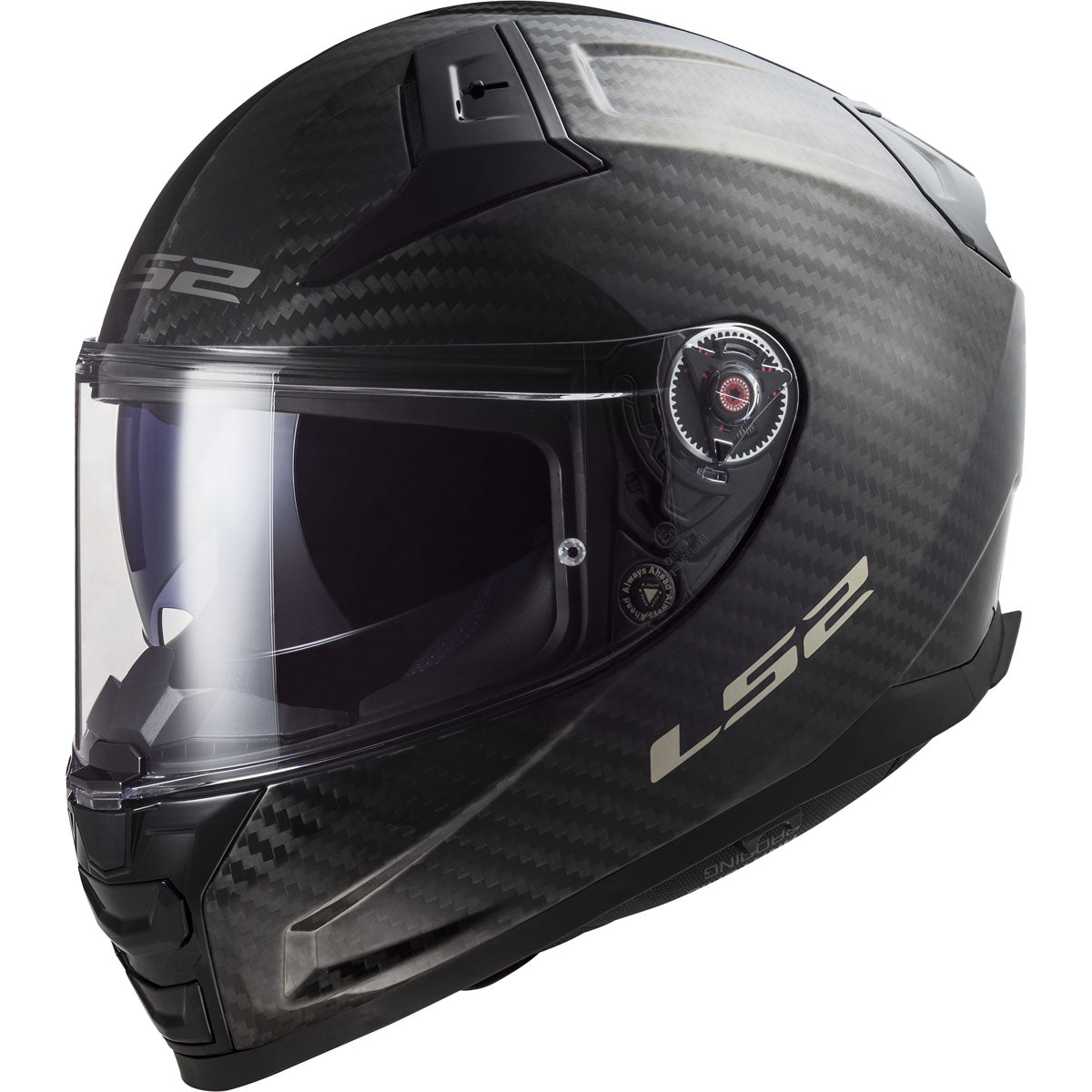 LS2 Citation II Carbon Solid Helmet - Gloss Carbon