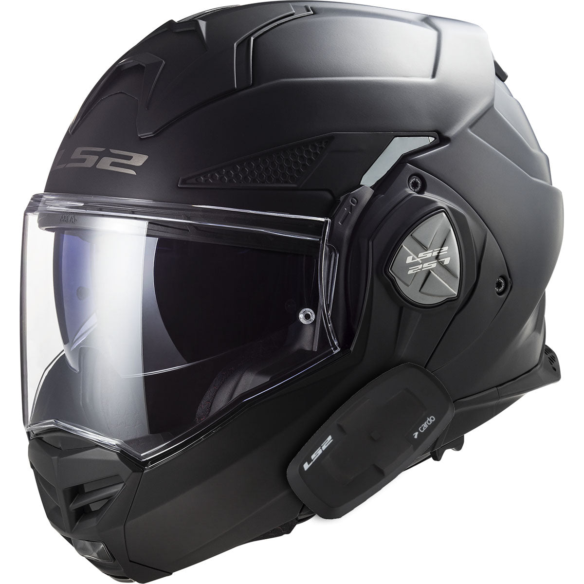 LS2 Advant X Cardo Solid Helmet - Matte Black