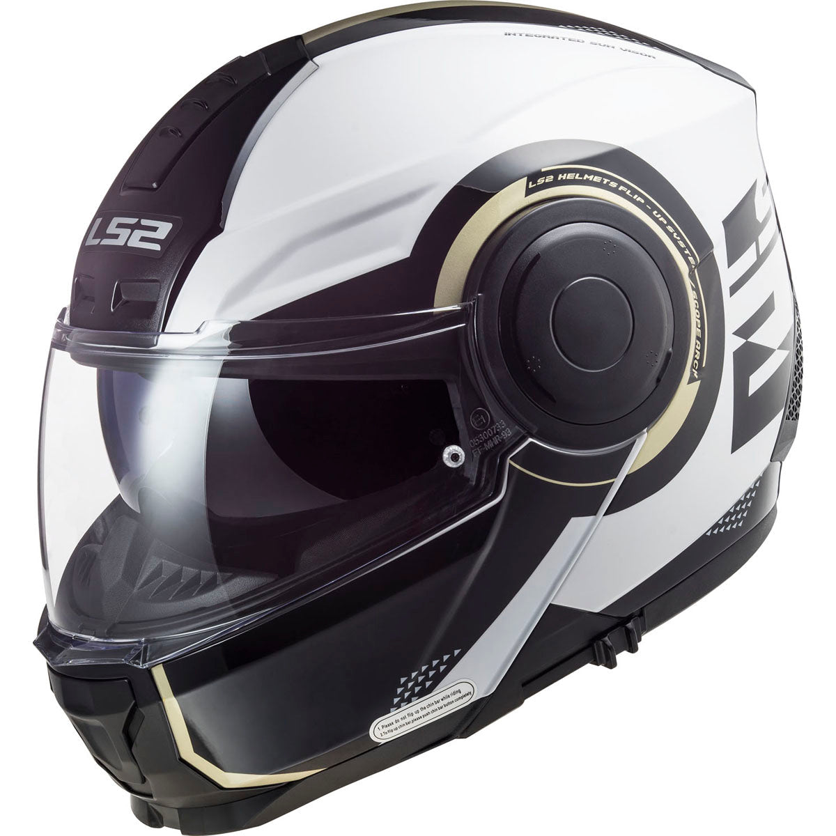 LS2 Horizon Arch Helmet - Gloss White/Gray