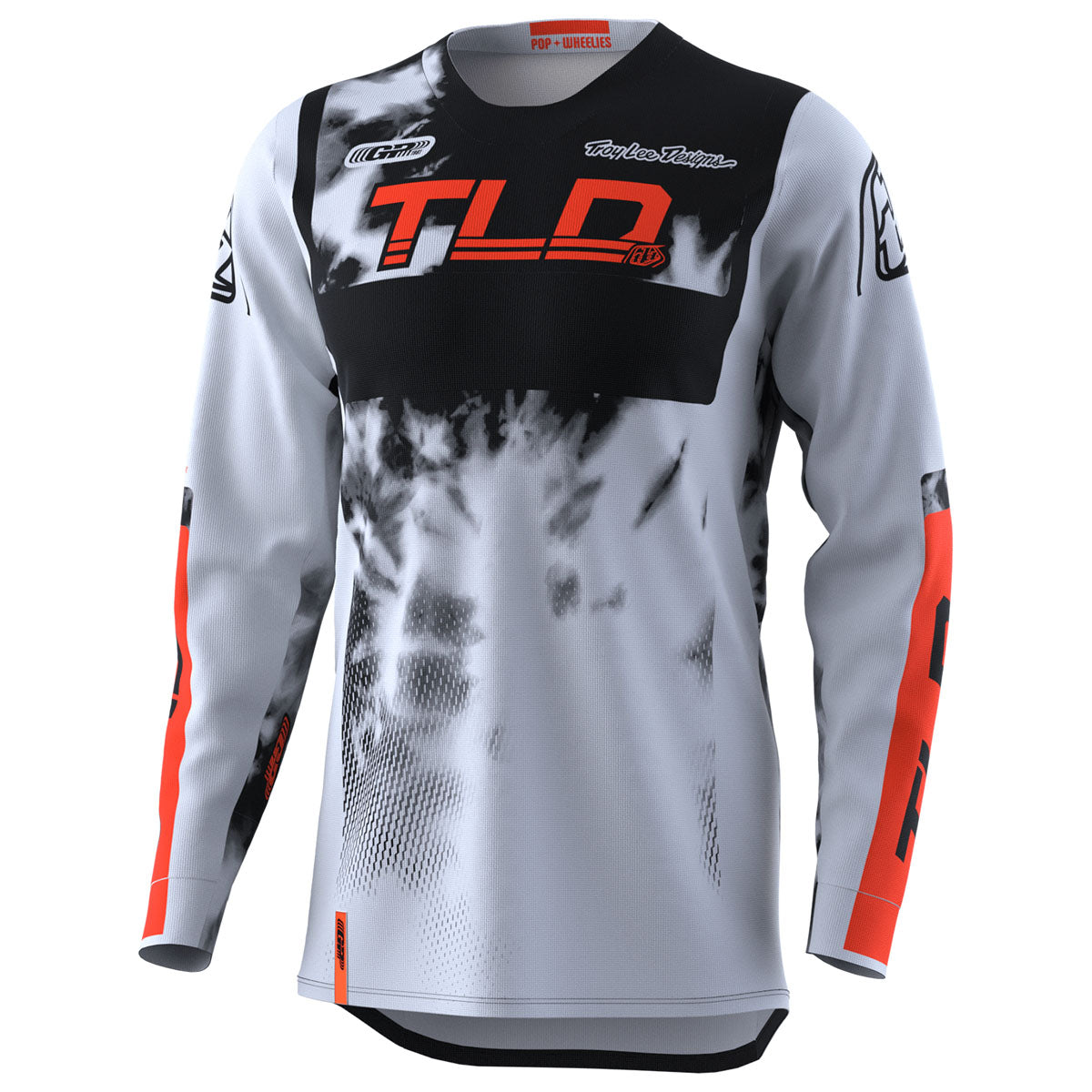 Troy Lee Designs GP Jersey - Astro CLOSEOUT - Light Gray / Orange