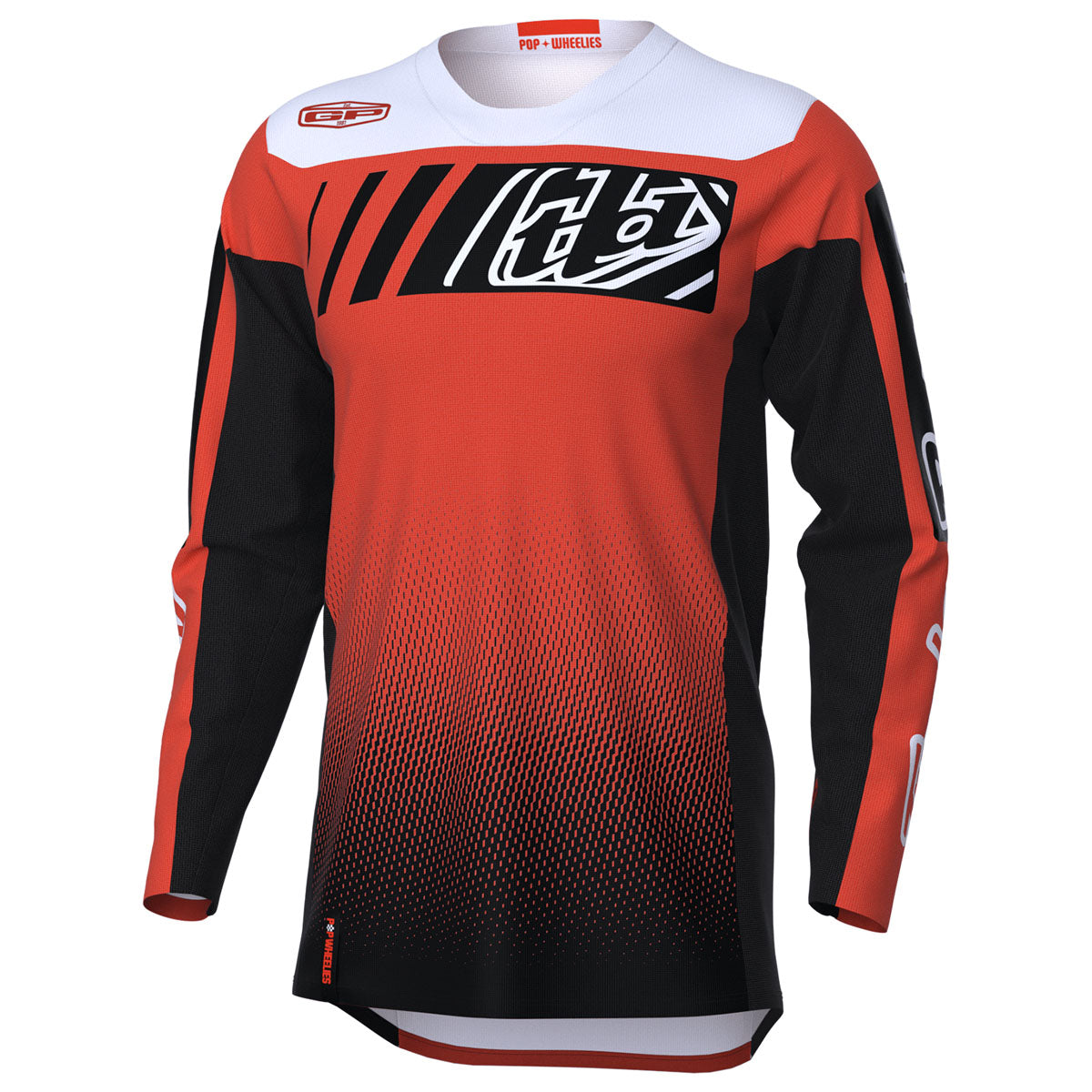 Troy Lee Designs GP Jersey - Icon CLOSEOUT - Black / Orange