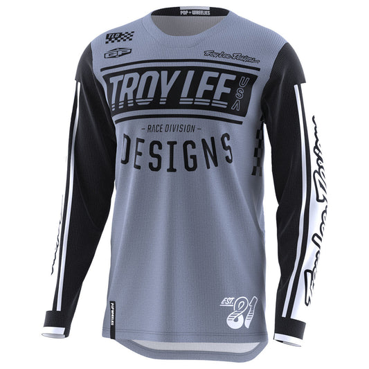 Troy Lee Designs GP Jersey - Race 81 CLOSEOUT - Gray