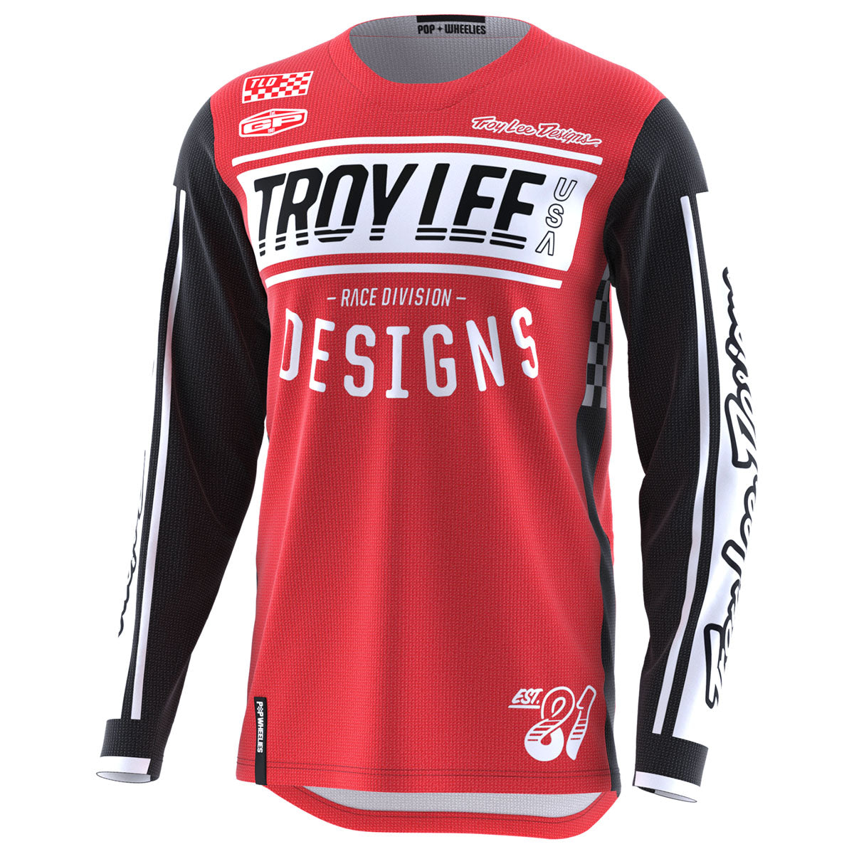 Troy Lee Designs GP Jersey - Race 81 CLOSEOUT - Red