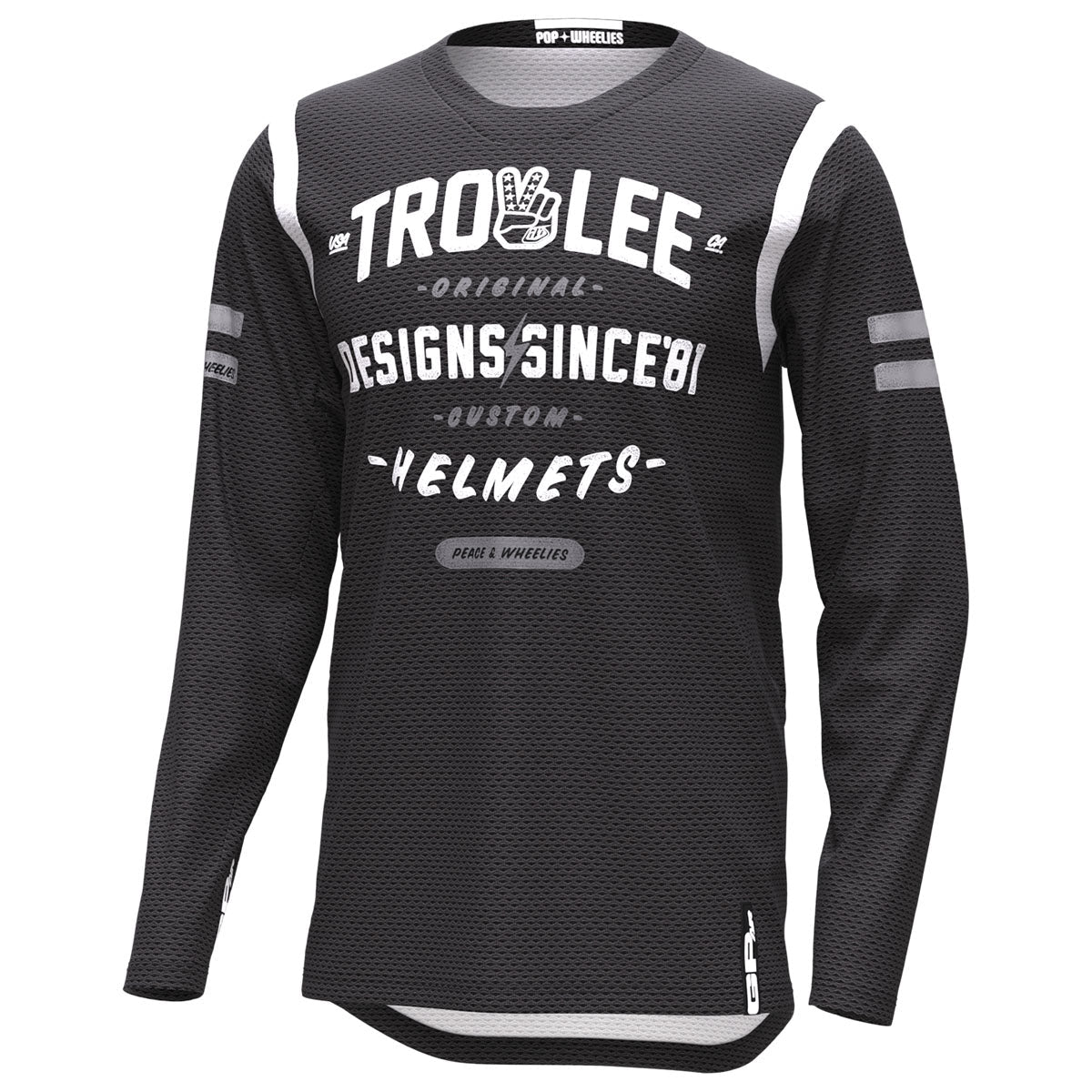 Troy Lee Designs GP Air Jersey - Roll Out CLOSEOUT - Black