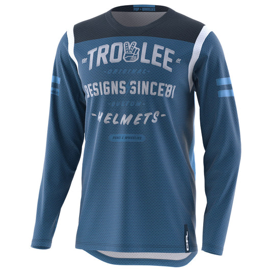 Troy Lee Designs GP Air Jersey - Roll Out - Slate Blue