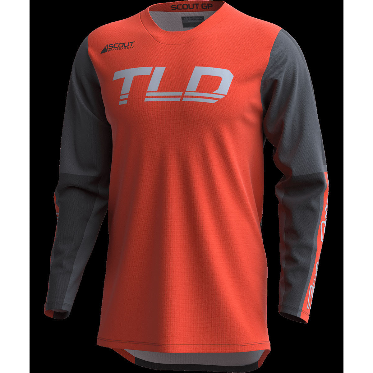 Troy Lee Designs Scout GP Jersey - Recon - Neon Orange / Gray