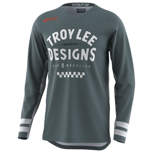 Troy Lee Designs Scout GP Jersey - Ride On - Black / White