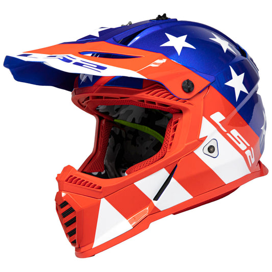 LS2 Gate Youth Stripes Helmet CLOSEOUT