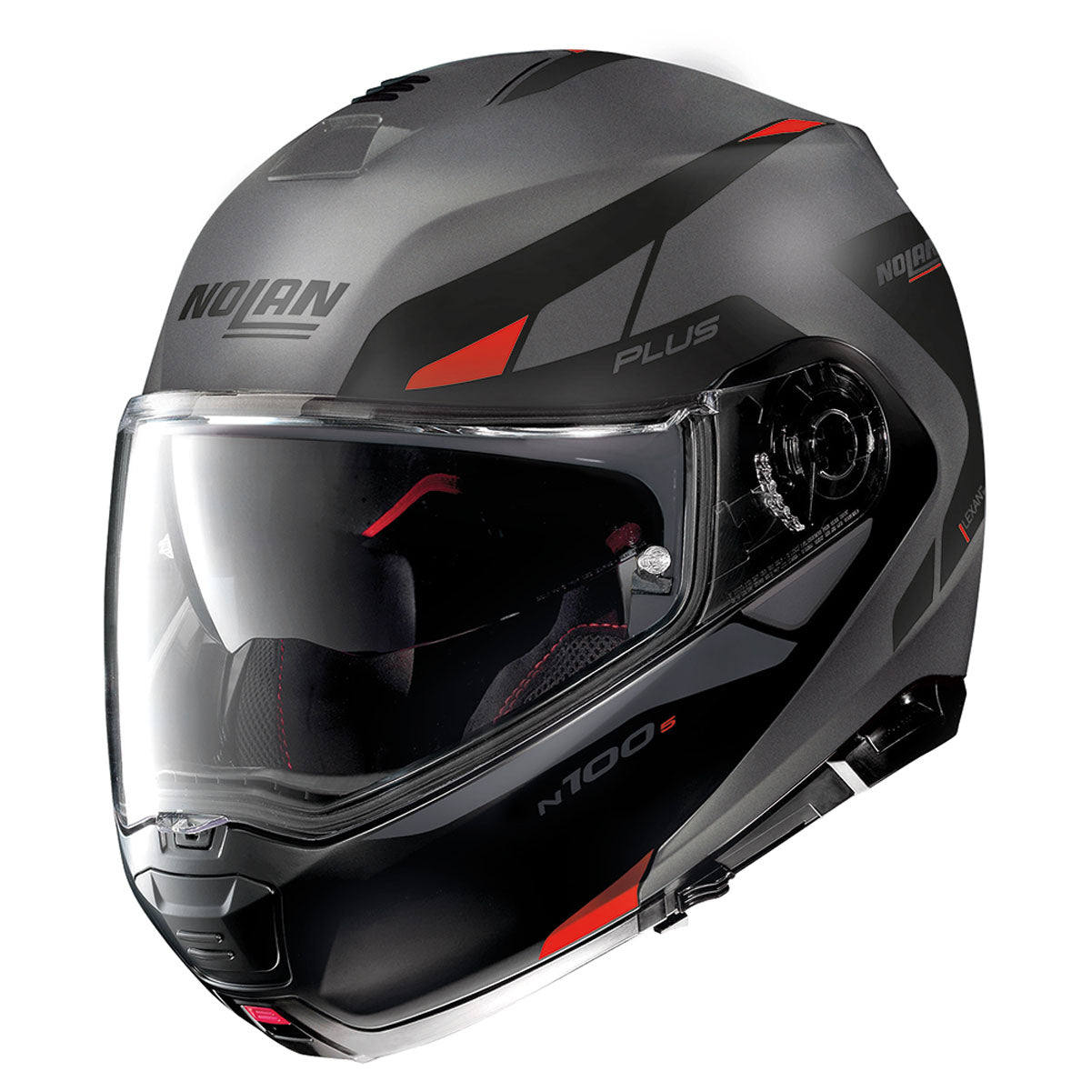 Nolan N100-5 Plus Milestone Helmet - Red