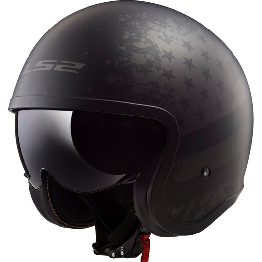 LS2 Spitfire Spark Helmet - Matte Red