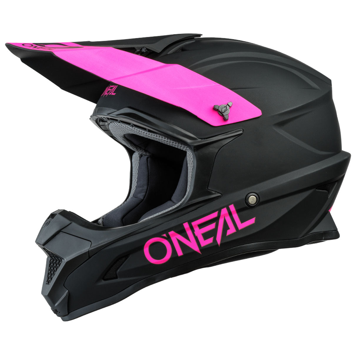 O'Neal Youth 1 Series Solid Helmet - Black/Pink