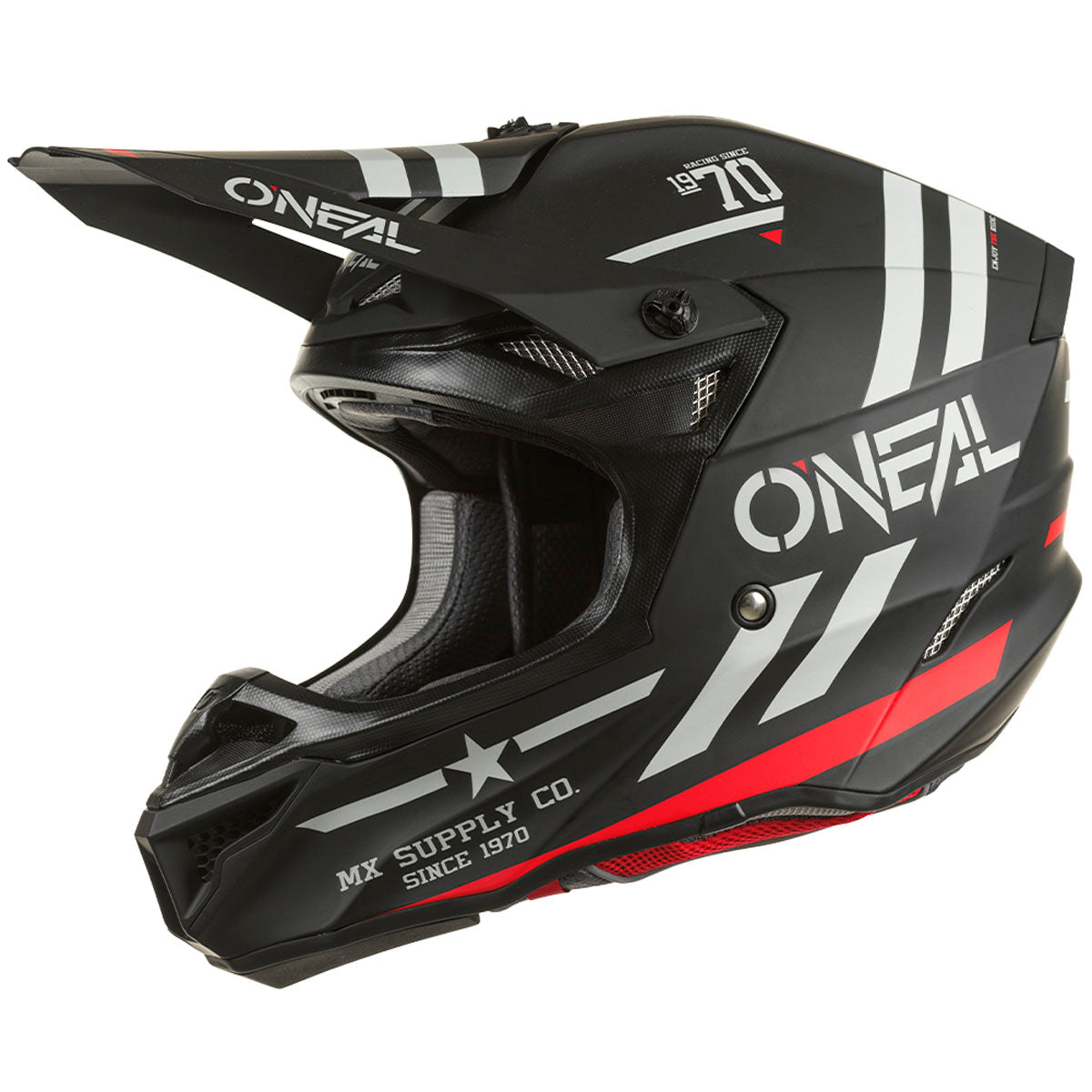 O'Neal 5 Series Squadron Helmet (CLOSEOUT) - Black/Grey